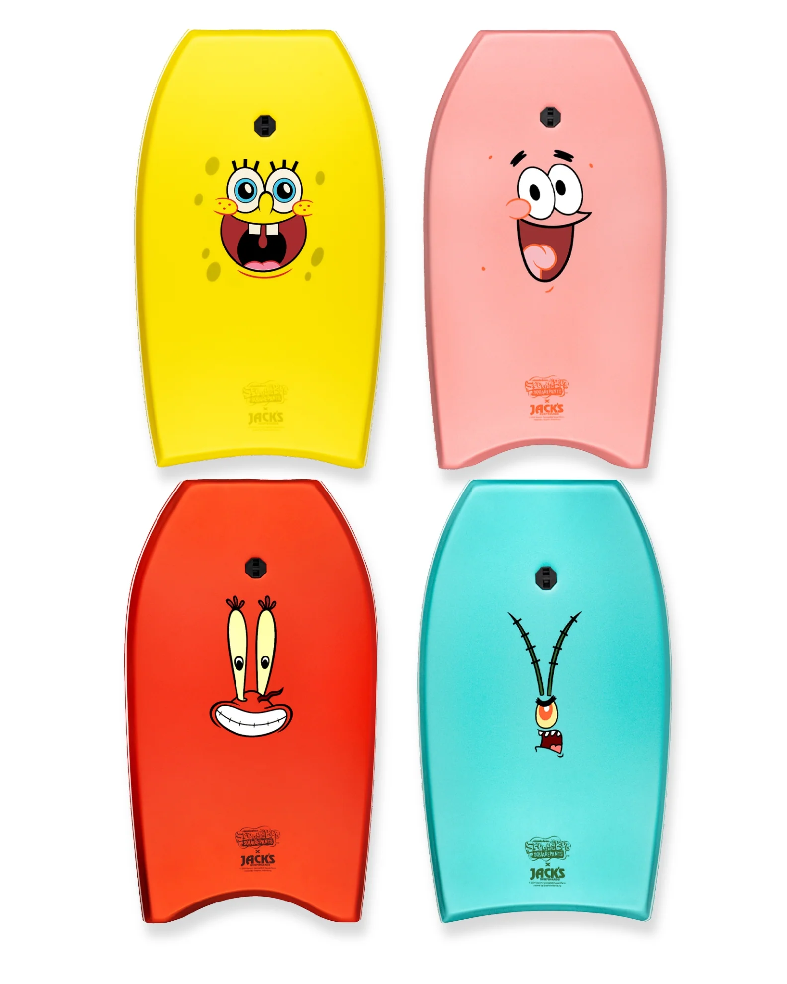 36" SpongeBob Squarepants x Jack's "Patrick" Body Board - Pink - Image 4